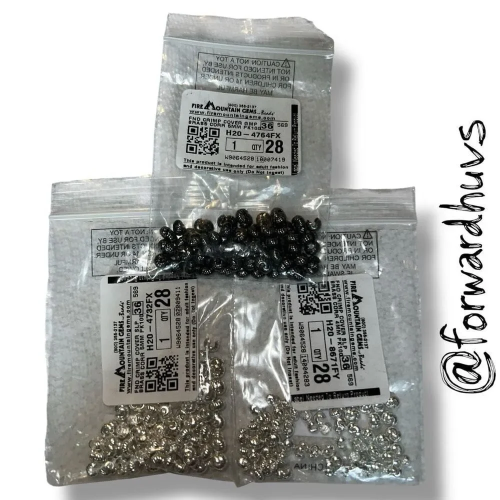 Fire Mountain Gem Jewelry-Making Supply Bundle – Crimp Covers